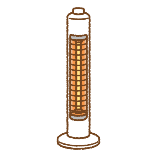ハロゲンヒーターのイラスト