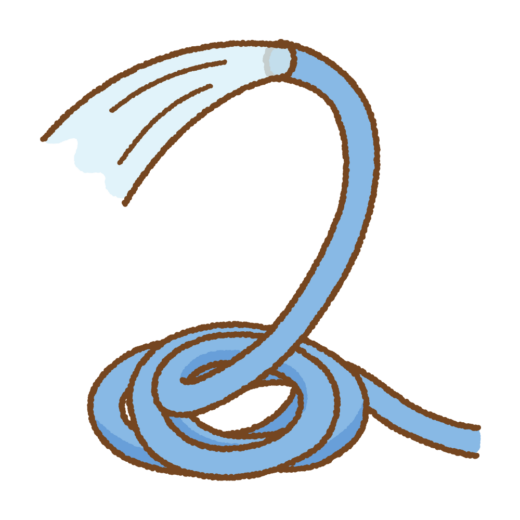 ホースのイラスト