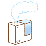 加湿器のフリーイラスト Clip art of humidifier