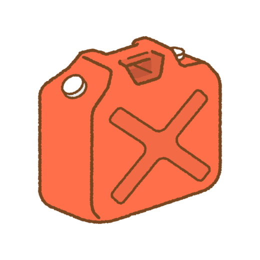 灯油ポリタンクのイラスト
