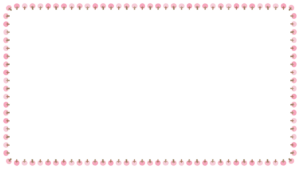桜の木の映像フレーム素材のフリーイラスト Clip art of sakura-tree video frame