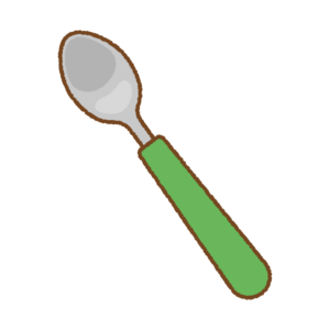 スプーンのフリーイラスト Clip art of spoon