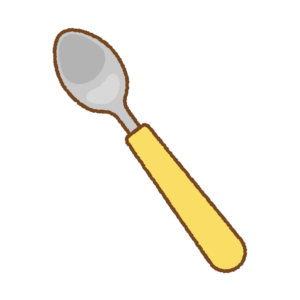 スプーンのフリーイラスト Clip art of spoon