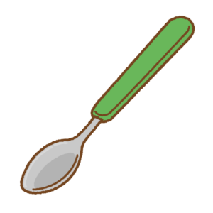 スプーンのフリーイラスト Clip art of spoon