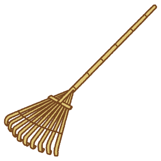 竹熊手のイラスト