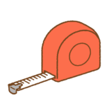 メジャーのイラスト