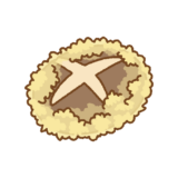 椎茸の天ぷらのイラスト