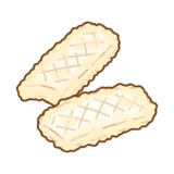 イカの天ぷらのイラスト