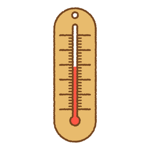 気温計のイラスト