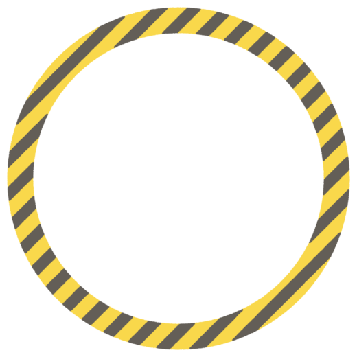 虎縞の丸フレーム素材