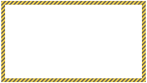 虎縞の映像フレーム素材のフリーイラスト Clip art of tiger-stripes video frame