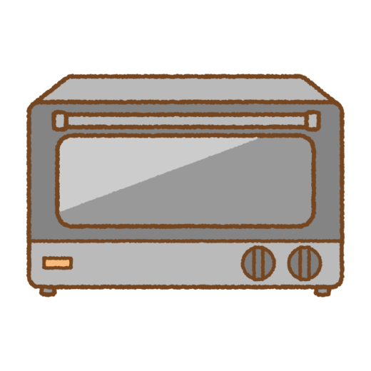 オーブントースターのイラスト
