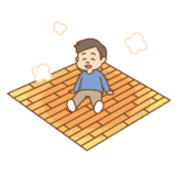 床暖房のイラスト
