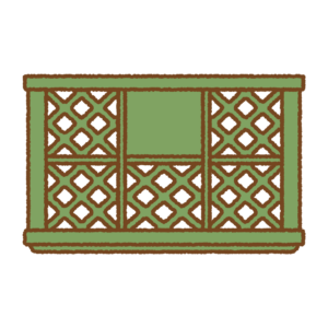 農業用コンテナのフリーイラスト Clip art of harvest crate