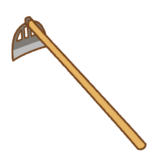 鋤簾のフリーイラスト Clip art of joren