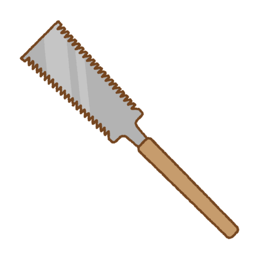 ノコギリのイラスト