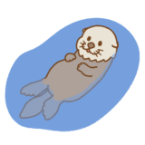 ラッコのイラスト