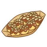 たこ焼きのイラスト