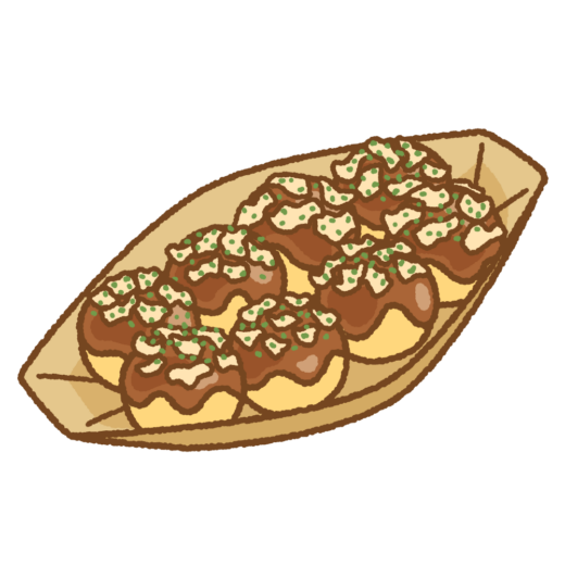 たこ焼きのイラスト