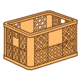 農業用コンテナのイラスト