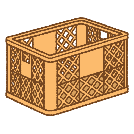 農業用コンテナのイラスト