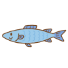 魚のフリーイラスト Clip art of fish
