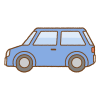 クルマのフリーイラスト Clip art of car