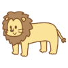 ライオンのフリーイラスト Clip art of lion