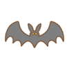 コウモリのフリーイラスト Clip art of bat
