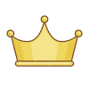 王冠のフリーイラスト Clip art of crown