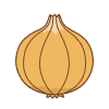 タマネギのフリーイラスト Clip art of onion